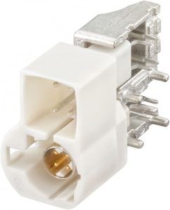 Right angle plug pcb w. housing Rosenberger 99S21L-40MA5-B