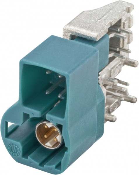 Right angle plug pcb w. housing Rosenberger 99S21L-40MA5-Z