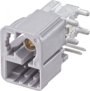 Right angle plug pcb w. housing Rosenberger 99S2AP-40MZ5-G