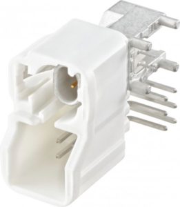 Right angle plug pcb w. housing Rosenberger 99S2HC-40MT5-B