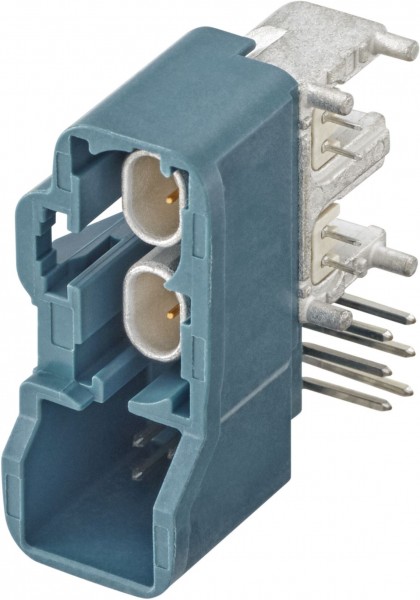 Right angle plug pcb w. housing Rosenberger 99S2HG-40MT5-Z