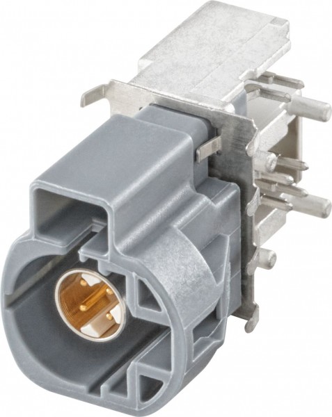 Right angle plug pcb w. housing Rosenberger 99S2Ui-40MA5-G
