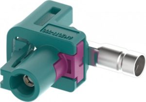 Right angle jack w. housing Rosenberger AMK21A-1M4Z5-y