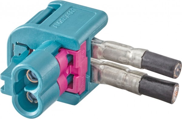 Right angle jack w. housing cpa Rosenberger AMK23B-1M4Z5-y