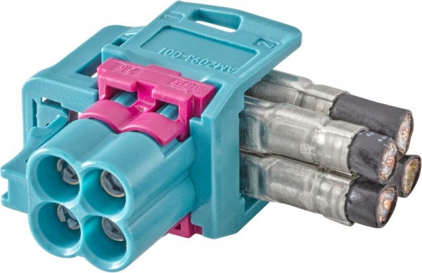 Right angle jack w. housing cpa Rosenberger AMK23D-1AXZ5-y