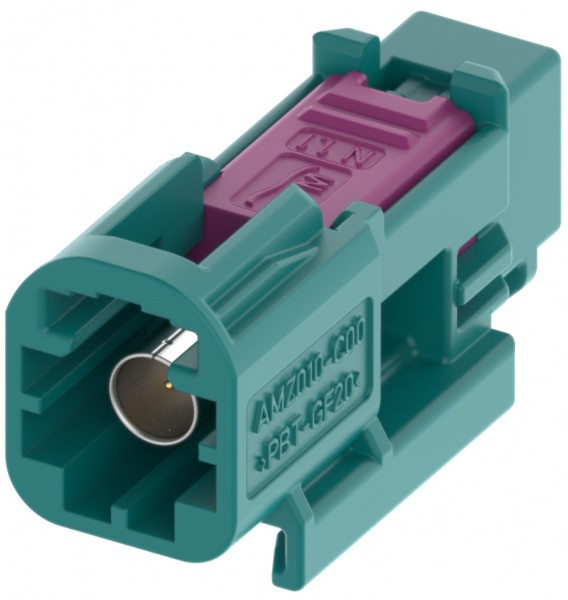 Straight plug w. housing Rosenberger AMS12A-102Z5-y