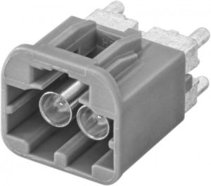 Straight plug pcb w. housing Rosenberger AMS19B-40MZ5-F