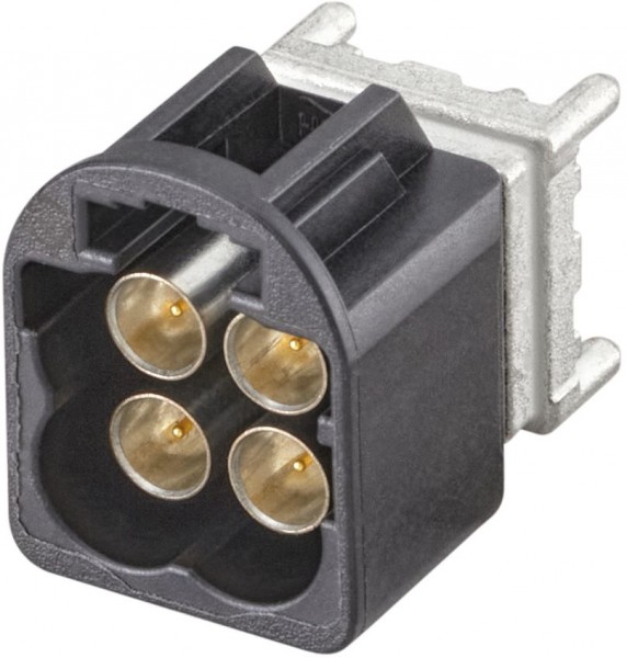 Straight plug pcb w. housing Rosenberger AMS19D-40MZ5-A