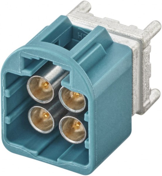 Straight plug pcb w. housing Rosenberger AMS19D-40MZ5-Z