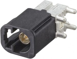 Right angle plug pcb w. housing Rosenberger AMS29A-40MZ5-A