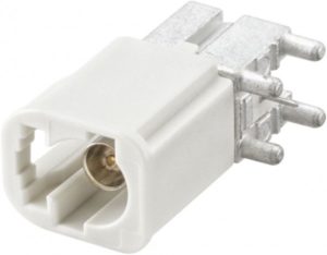 Right angle plug pcb w. housing Rosenberger AMS29A-40MZ5-B