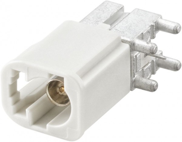 Right angle plug pcb w. housing Rosenberger AMS29A-40MZ5-B