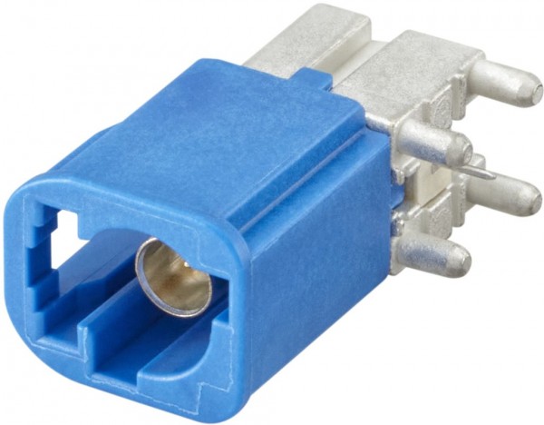 Right angle plug pcb w. housing Rosenberger AMS29A-40MZ5-C