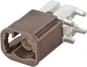 Right angle plug pcb w. housing Rosenberger AMS29A-40MZ5-F