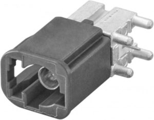 Right angle plug pcb w. housing Rosenberger AMS29A-40MZ5-H