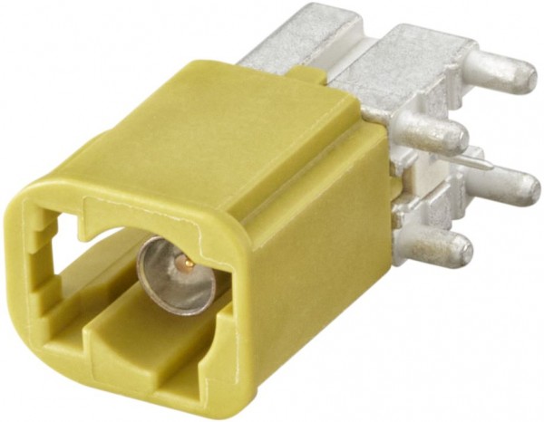 Right angle plug pcb w. housing Rosenberger AMS29A-40MZ5-K
