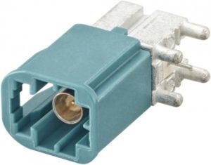 Right angle plug pcb w. housing Rosenberger AMS29A-40MZ5-Z