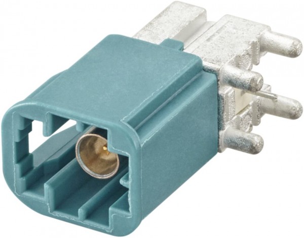 Right angle plug pcb w. housing Rosenberger AMS29A-40MZ5-Z