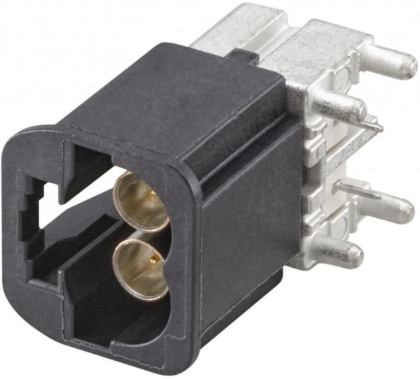 Right angle plug pcb w. housing Rosenberger AMS29B-40MZ5-A