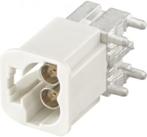 Right angle plug pcb w. housing Rosenberger AMS29B-40MZ5-B