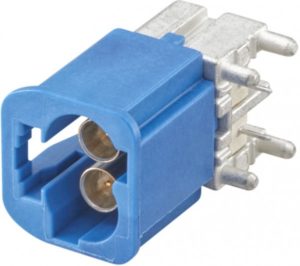 Right angle plug pcb w. housing Rosenberger AMS29B-40MZ5-C