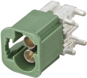 Right angle plug pcb w. housing Rosenberger AMS29B-40MZ5-E