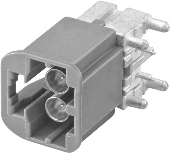 Right angle plug pcb w. housing Rosenberger AMS29B-40MZ5-G