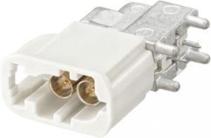 Right angle plug pcb w. housing Rosenberger AMS29C-40MZ5-B