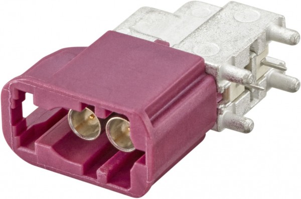 Right angle plug pcb w. housing Rosenberger AMS29C-40MZ5-D