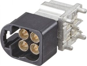 Right angle plug pcb w. housing Rosenberger AMS29D-40MZ5-A