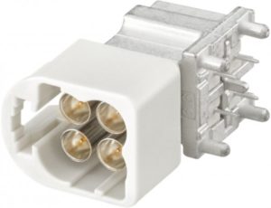 Right angle plug pcb w. housing Rosenberger AMS29D-40MZ5-B