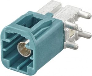 Right angle plug pcb w. housing Rosenberger AMS2LA-40MZ5-Z