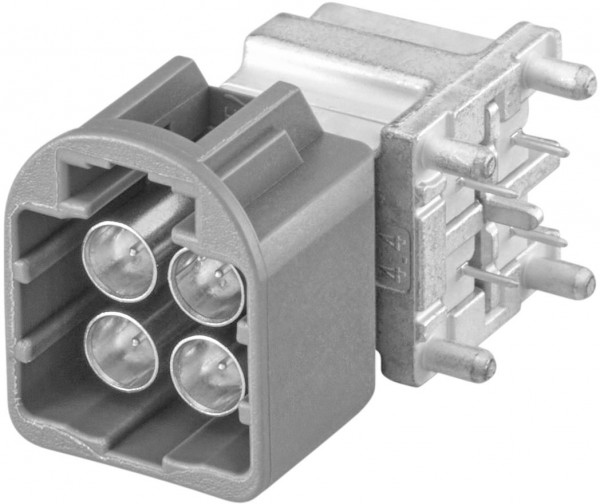 Right angle plug pcb w. housing Rosenberger AMS2LD-40MZ5-A