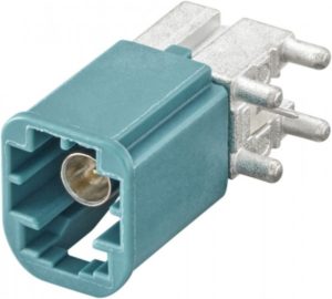 Right angle plug pcb w. housing Rosenberger AMS2RA-40MZ5-Z