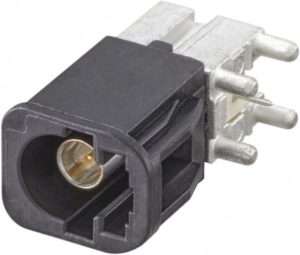 Right angle plug pcb w. housing Rosenberger AMS2UA-40MZ5-A