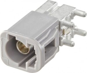 Right angle plug pcb w. housing Rosenberger AMS2UA-40MZ5-G