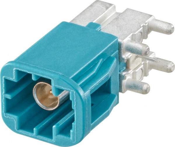 Right angle plug pcb w. housing Rosenberger AMS2UA-40MZ5-Z