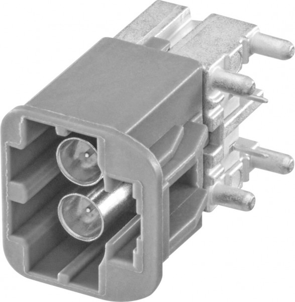 Right angle plug pcb w. housing Rosenberger AMS2UB-40MZ5-H
