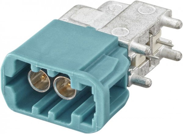 Right angle plug pcb w. housing Rosenberger AMS2UC-40MZ5-Z