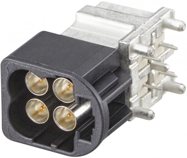 Right angle plug pcb w. housing Rosenberger AMS2UD-40MZ5-A