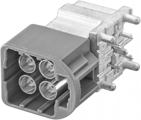 Right angle plug pcb w. housing Rosenberger AMS2UD-40MZ5-G