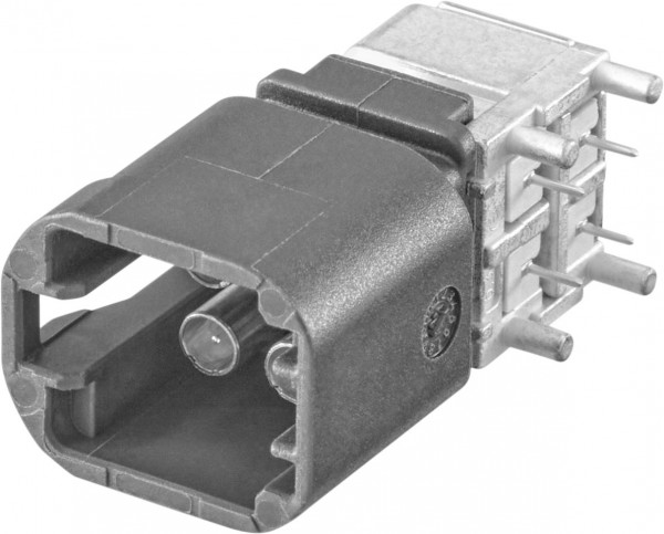 Right angle plug pcb w. housing Rosenberger BMS2D4-40MT1-C
