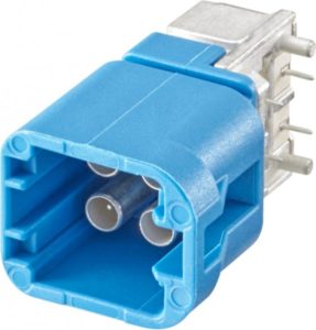 Right angle plug pcb w. housing Rosenberger BMS2U6-40MT1-C