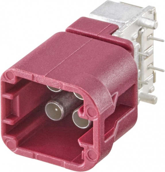 Right angle plug pcb w. housing Rosenberger BMS2U7-40MXX-Y