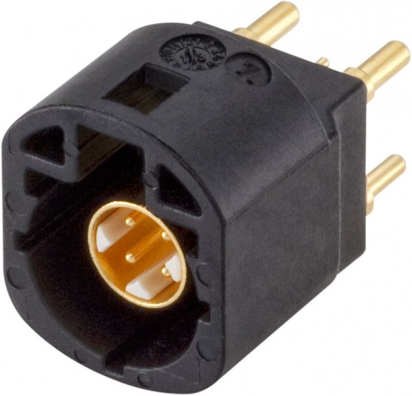 Straight plug pcb w. housing Rosenberger D4S10A-400L5-A