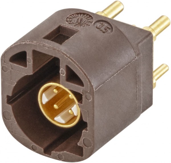 Straight plug pcb w. housing Rosenberger D4S10A-400L5-F