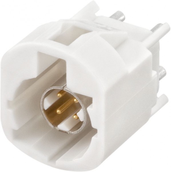 Straight plug pcb w. housing Rosenberger D4S10E-40MA5-B