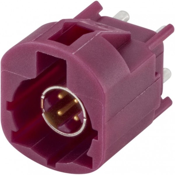 Straight plug pcb w. housing Rosenberger D4S10E-40MA5-D