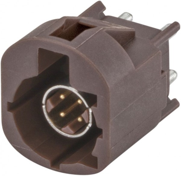 Straight plug pcb w. housing Rosenberger D4S10E-40MA5-F