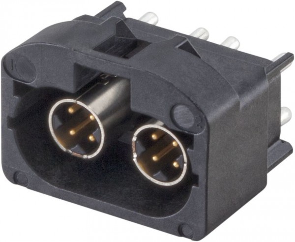 Straight plug pcb w. housing Rosenberger D4S10P-40MA5-A